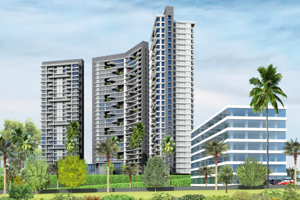 Sun Flower Proposed Luxury Residential Complex in Thane. 