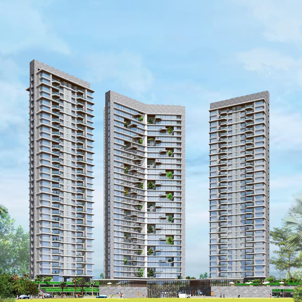 Sun Flower, proposed luxury residential towers on Pokhran road 2 Thane