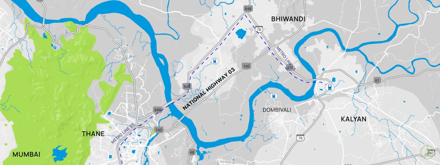 Residential Joint Ventures, Commercial and Industrial plots ofKarnavat Group near Mumbai and Thane.